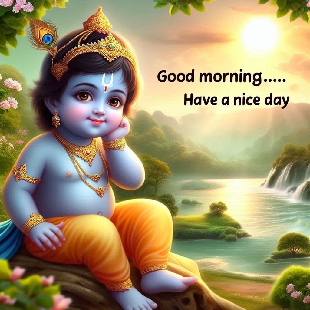Good Morning, Lord Krishna's Images