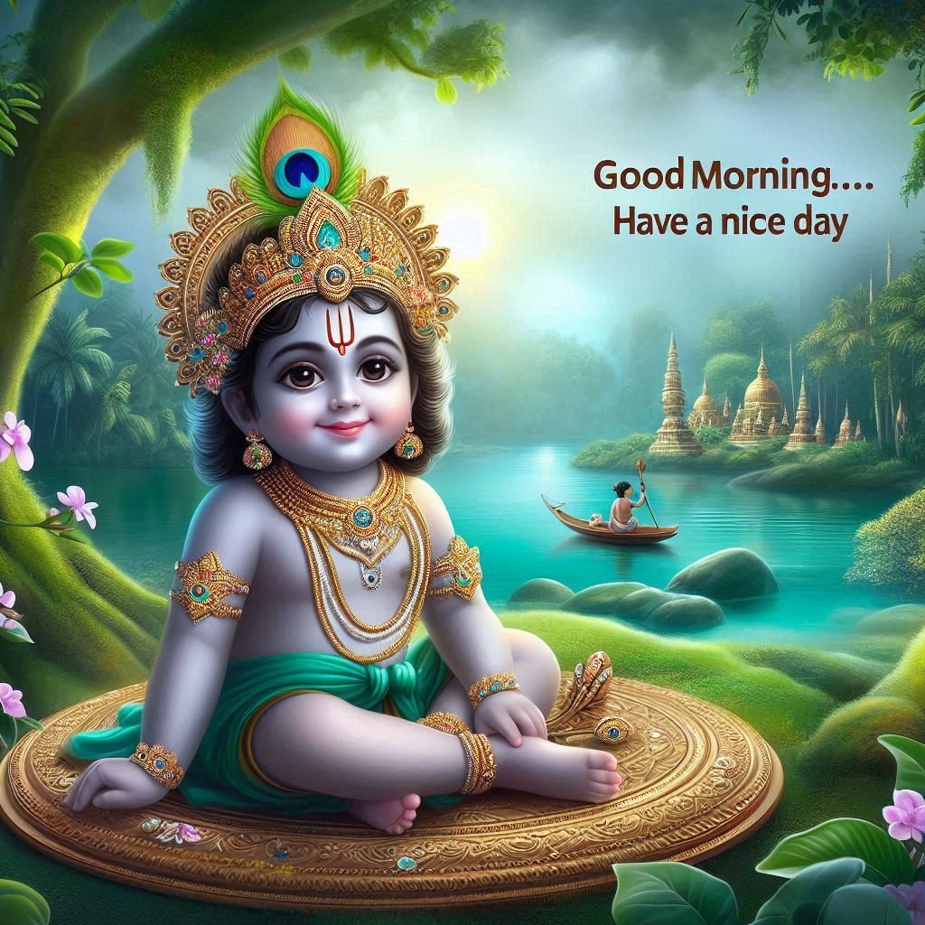 Good Morning, Lord Krishna's Images