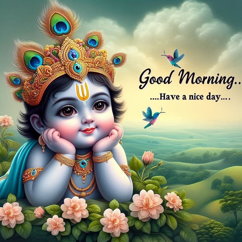 Good Morning, Lord Krishna's Images