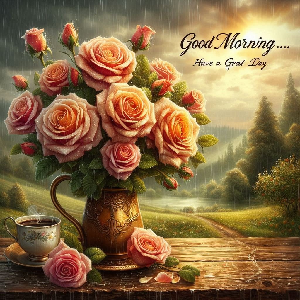 Good morning wishes with roses free download