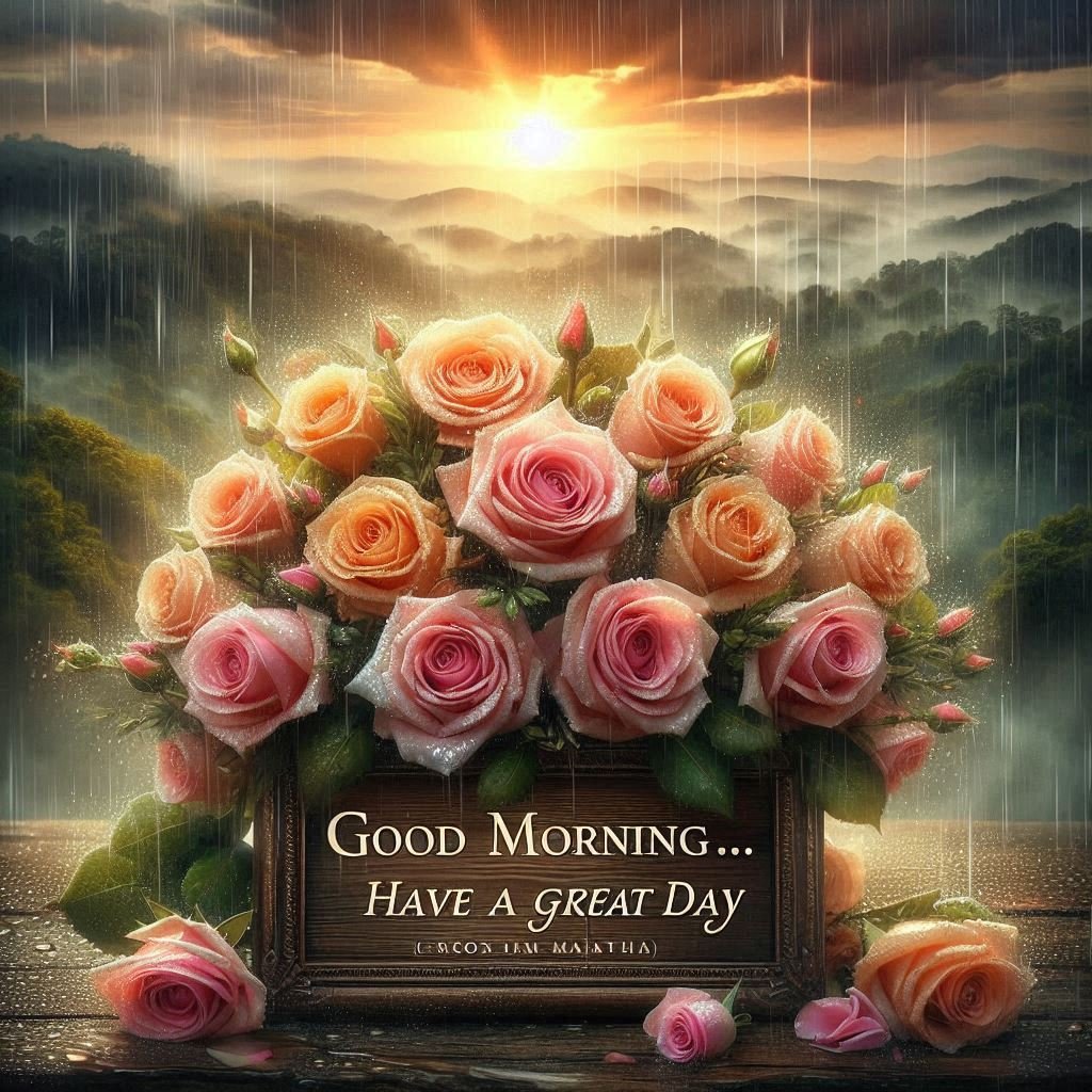 Good morning wishes with roses free download