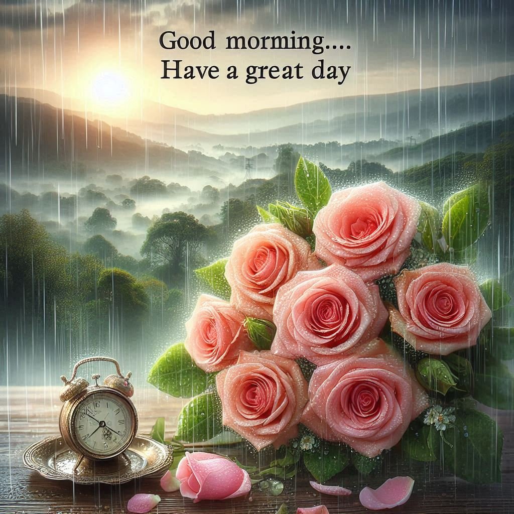 Good morning wishes with roses free download