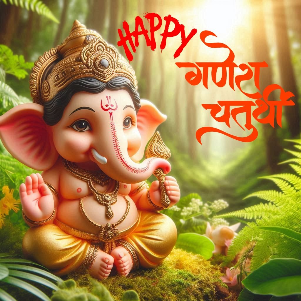 101 Happy Vinayaka Ganesh Chaturthi Wishes 2024 in Hindi PNGFloor