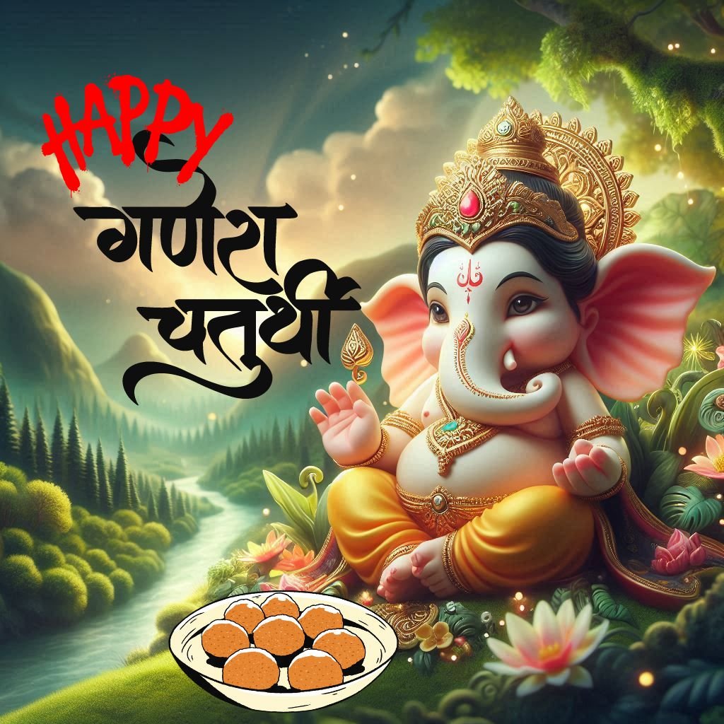 101 Happy Vinayaka Ganesh Chaturthi Wishes 2024 in Hindi PNGFloor